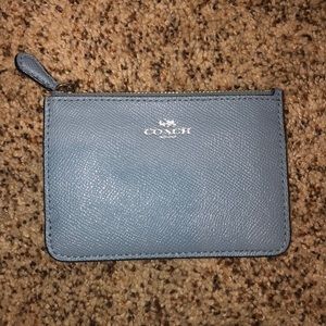 Light Blue Coach Cardholder